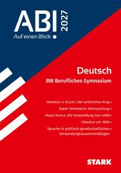 STARK Deutsch - Abi - Auf einen Blick! 2027 BW Berufliches Gymnasium