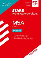 STARK L&ouml;sungen zu Deutsch - MSA 2027 Hamburg - Pr&uuml;fungsvorbereitung