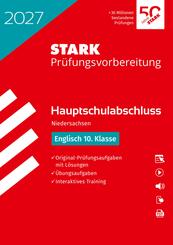 STARK Englisch - Hauptschulabschluss 2027 Niedersachsen - Pr&uuml;fungsvorbereitung inkl. L&ouml;sungen, m. 1 Buch, m. 1 Beilage