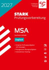 STARK Englisch - MSA (Mittlerer Schulabschluss) 2027 Sachsen-Anhalt - Pr&uuml;fungsvorbereitung, m. 1 Buch, m. 1 Beilage