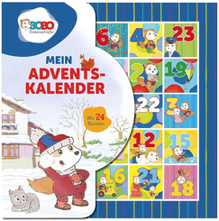 Mein Adventskalender Bobo Siebenschl&auml;fer - 24 Mini-Pappbilderb&uuml;cher in wiederverschlie&szlig;barer Box. Ab 3 Jahren