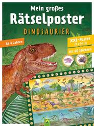 Mein gro&szlig;es R&auml;tselposter Dinosaurier