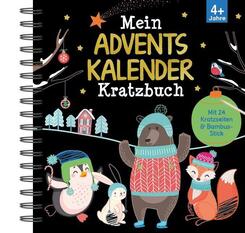 Mein Adventskalender-Kratzbuch