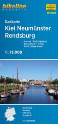 Bikeline Radkarte Kiel, Neum&uuml;nster, Rendsburg