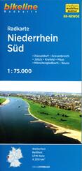 Radkarte Niederrhein S&uuml;d (RK-NRW08)