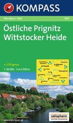 KOMPASS Wanderkarte 861 &Ouml;stliche Prignitz - Wittstocker Heide 1:50.000