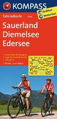 KOMPASS Fahrradkarte 3064 Sauerland - Diemelsee - Edersee 1:70.000