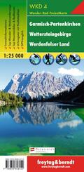 freytag & berndt Wanderkarte WKD 4 Garmisch-Partenkirchen - Wettersteingebirge - Werdenfelser Land 1:25.000