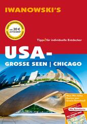 USA-Gro&szlig;e Seen / Chicago - Reisef&uuml;hrer von Iwanowski, m. 1 Buch, m. 1 Karte, 2 Teile