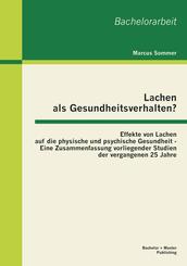 Lachen als Gesundheitsverhalten?
