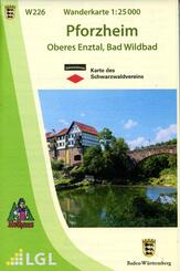 W226 Wanderkarte 1:25000 Pforzheim