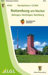 W241 Wanderkarte 1:25 000 Rottenburg am Neckar