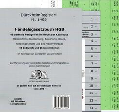 D&uuml;rckheimRegister&reg; HGB im dtv (2022)