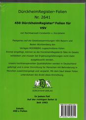 450 D&uuml;rckheimRegister&reg; -FOLIEN f&uuml;r die VSV-Bayern
