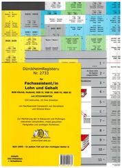 D&uuml;rckheimRegister&reg; - Fachassistent LOHN U GEHALT(ArbR-SGB) Nr. 2733 (2023)