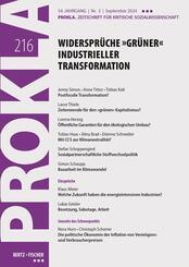 Widerspr&uuml;che &raquo;gr&uuml;ner&laquo; industrieller Transformation