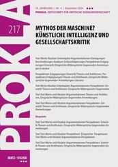 Mythos der Maschine? K&uuml;nstliche Intelligenz und Gesellschaftskritik