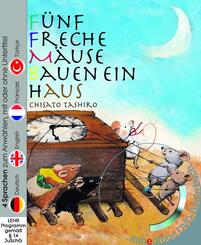 F&uuml;nf freche M&auml;use bauen ein Haus (Buch mit DVD)