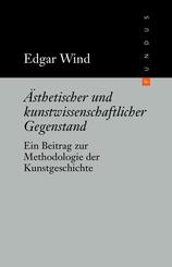 &Auml;sthetischer und kunstwissenschaftlicher Gegenstand