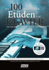 Die 100 wichtigsten Et&uuml;den f&uuml;r Klavier