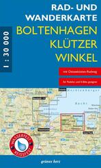 Rad- und Wanderkarte Boltenhagen, Kl&uuml;tzer Winkel 1:30 000
