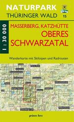 Wanderkarte Masserberg, Katzh&uuml;tte, Oberes Schwarzatal
