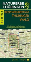Wanderkarte Biosph&auml;renreservat Th&uuml;ringer Wald