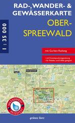 Rad-, Wander- und Gew&auml;sserkarte Oberspreewald