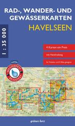Rad-, Wander- und Gew&auml;sserkarten Havelseen