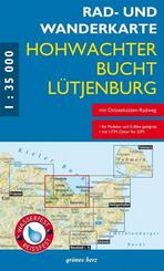 Rad- und Wanderkarte Hohwachter Bucht, L&uuml;tjenburg