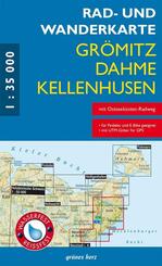 Rad- und Wanderkarte Gr&ouml;mitz, Dahme, Kellenhusen