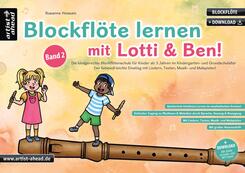 Blockfl&ouml;te lernen mit Lotti & Ben - Band 2!