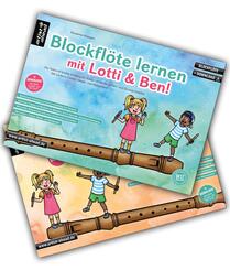 Blockfl&ouml;te lernen mit Lotti & Ben - Band 1 + 2 im Set!
