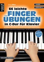 66 leichte Finger&uuml;bungen in C-Dur f&uuml;r Klavier