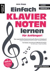 Einfach Klaviernoten lernen f&uuml;r Anf&auml;nger!