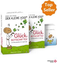 Der Kleine Yogi. Gl&uuml;cksbotschaften - Set mit Booklet und 40 Impulskarten, m. 1 Beilage