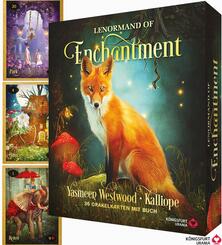 Lenormand of Enchantment - Zauberhafte Orakelkarten im Fantasy-Style, m. 1 Buch, m. 1 Beilage