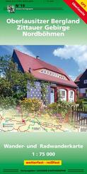 Oberlausitzer Bergland - Zittauer Gebirge - Nordb&ouml;hmen 1 : 75 000