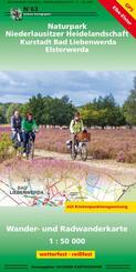 Naturpark Niederlausitzer Heidelandschaft - Kurstadt Bad Liebenwerda - M&uuml;hlberg - Schradenland 1:50 000