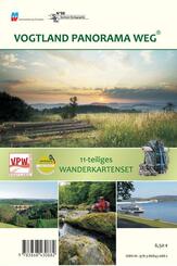 Vogtland Panorama Weg Wandertourenf&uuml;hrer 1:33 000