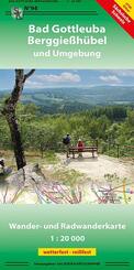 Bad Gottleuba-Berggie&szlig;h&uuml;bel und Umgebung 1 : 20 000