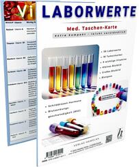 Laborwerte - extra kompakt & leicht verst&auml;ndlich - Medzinische Taschen-Karte - Faltkarte A6 - Patienten-Ratgeber & Fachliteratur