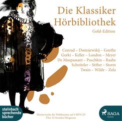 Die Klassiker H&ouml;rbibliothek Gold-Edition,4 Audio-CD, 4 MP3