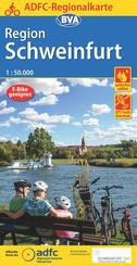 BVA ADFC Regionalkarte Schweinfurt 1:50.000