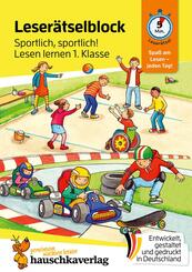 Lese-R&auml;tselblock - Sportlich, sportlich! Lesen lernen 1. Klasse