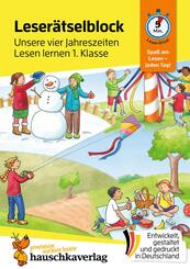 Lese-R&auml;tselblock - Unsere vier Jahreszeiten! Lesen lernen 1. Klasse