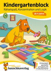 Kindergartenblock ab 4 Jahre - R&auml;tsel-Spa&szlig;, Konzentration und Logik