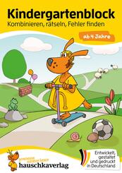 Kindergartenblock ab 4 Jahre - Kombinieren, r&auml;tseln, Fehler finden