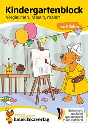 Kindergartenblock ab 3 Jahre - Vergleichen, r&auml;tseln und malen