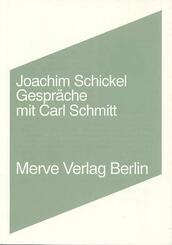Gespr&auml;che mit Carl Schmitt